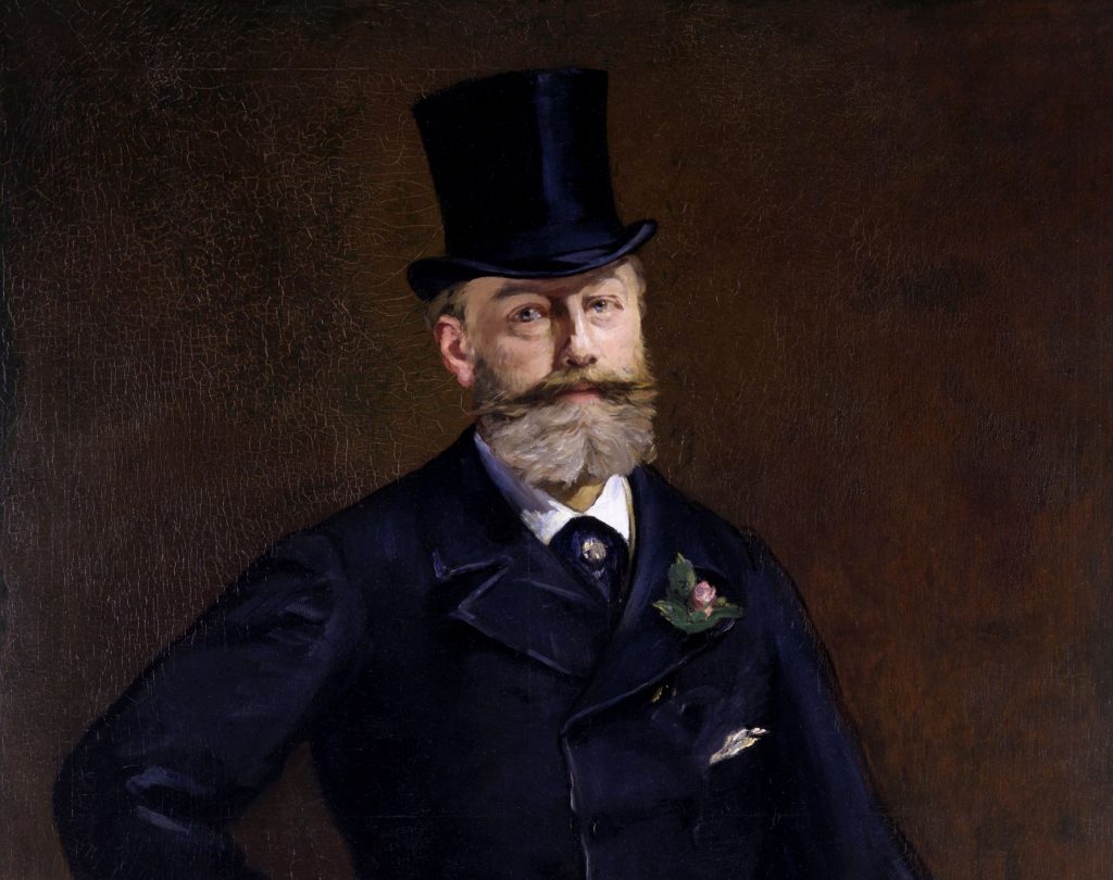 Detail from Edouard Manet’s portrait of Antonin Proust.