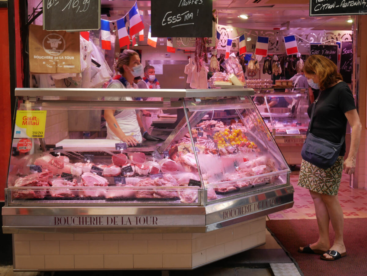 meat market in Nice