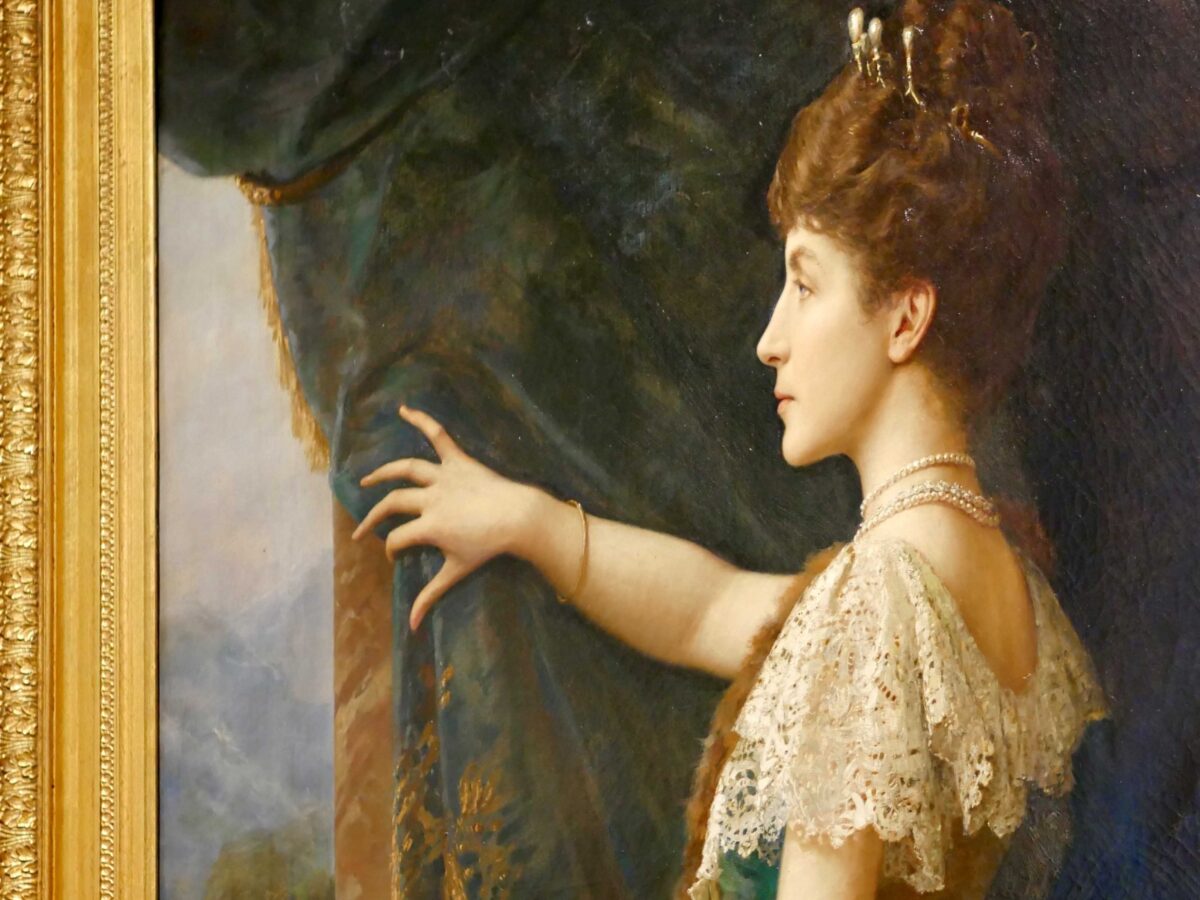 painting of noble lady Massena Museum