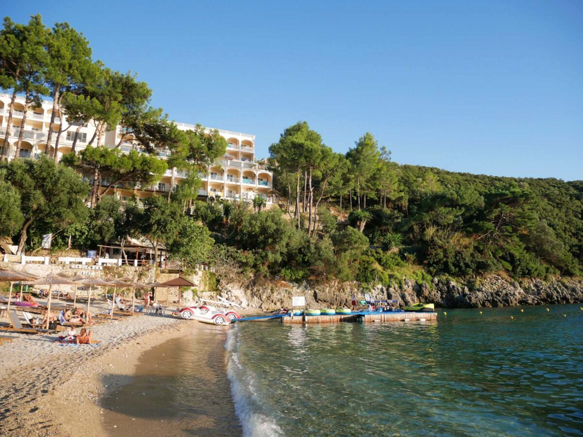 Palaiokastritsa beach