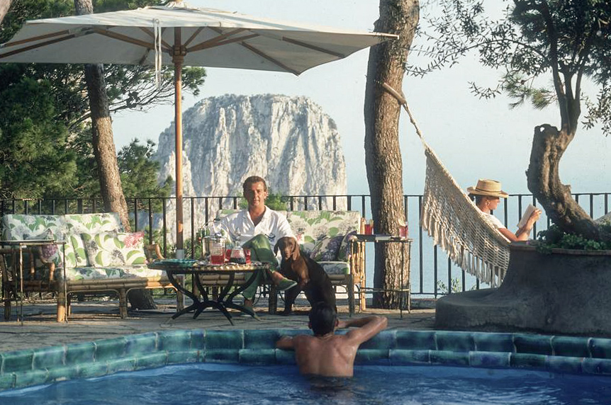 Capri Hotel, 1989 @Slim Aarons/Getty Images.